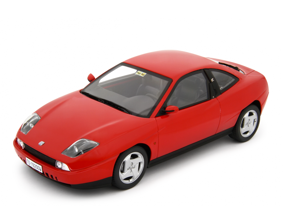 FIAT Coupé 2.0 16v Turbo Plus CZERWONY 1993 1/18 LAUDORACING LM214A - obrazek 6