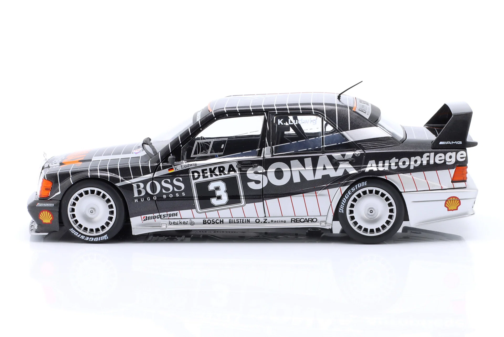 MERCEDES-BENZ 190E 2.5 16V EVO2 #3 DTM 1992 KLAUS LUDWIG Werk83 1:18 - obrazek 3