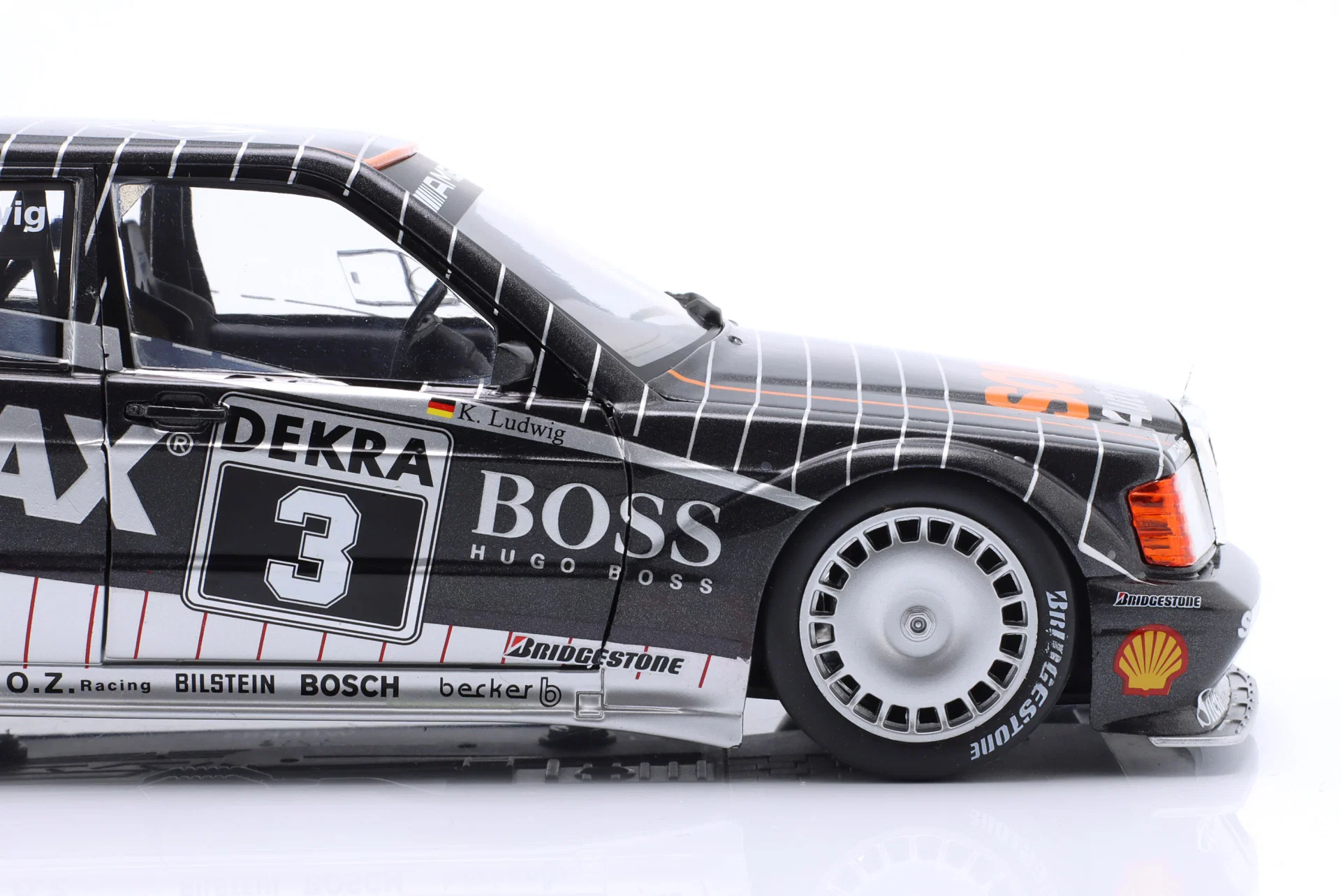 MERCEDES-BENZ 190E 2.5 16V EVO2 #3 DTM 1992 KLAUS LUDWIG Werk83 1:18 - obrazek 5