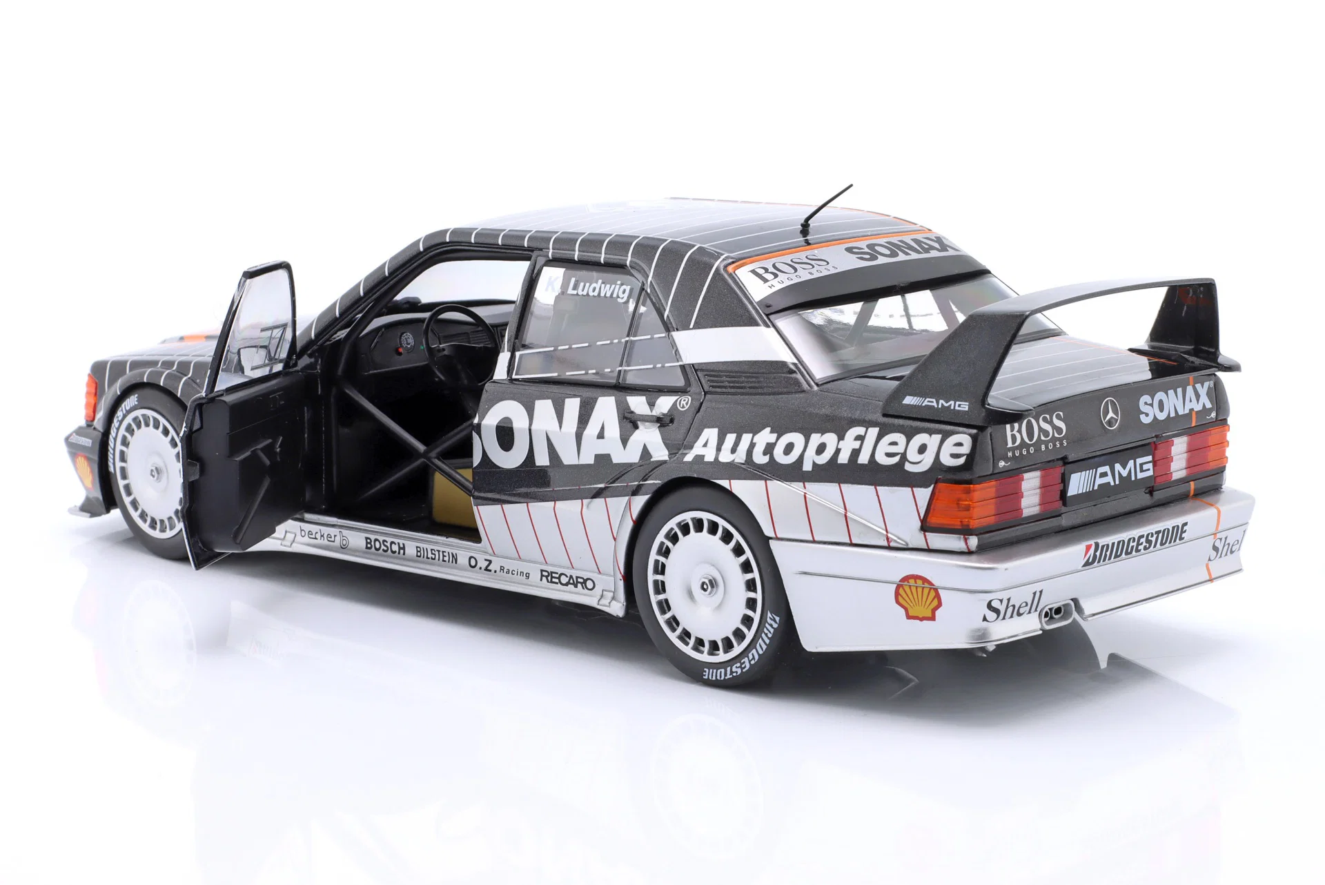 MERCEDES-BENZ 190E 2.5 16V EVO2 #3 DTM 1992 KLAUS LUDWIG Werk83 1:18 - obrazek 7