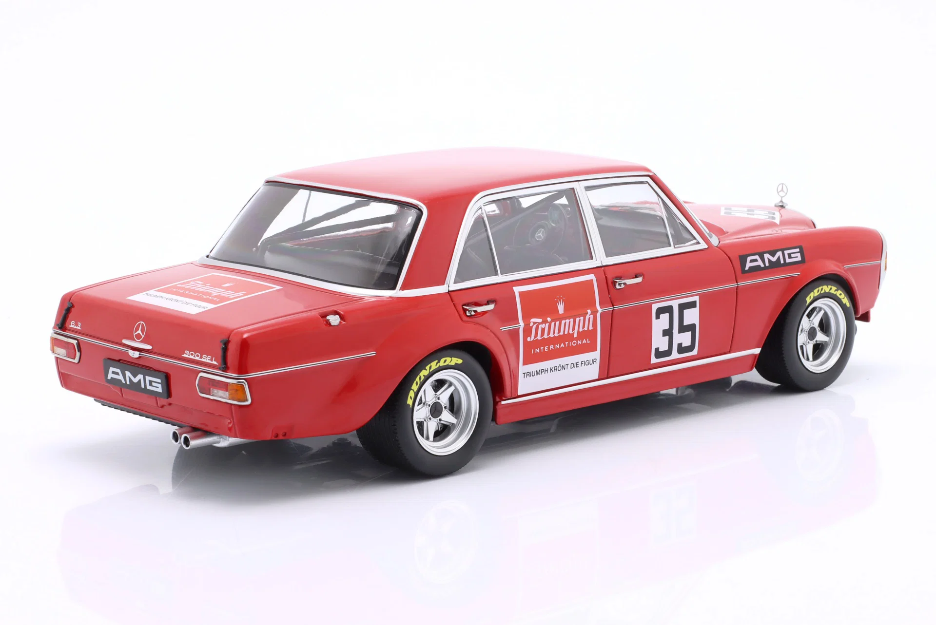 1:18 Werk83 Mercedes-Benz 300 SEL 6.8 35 HOCKENHEIM 1971 HELMUT KELLENERS - obrazek 2