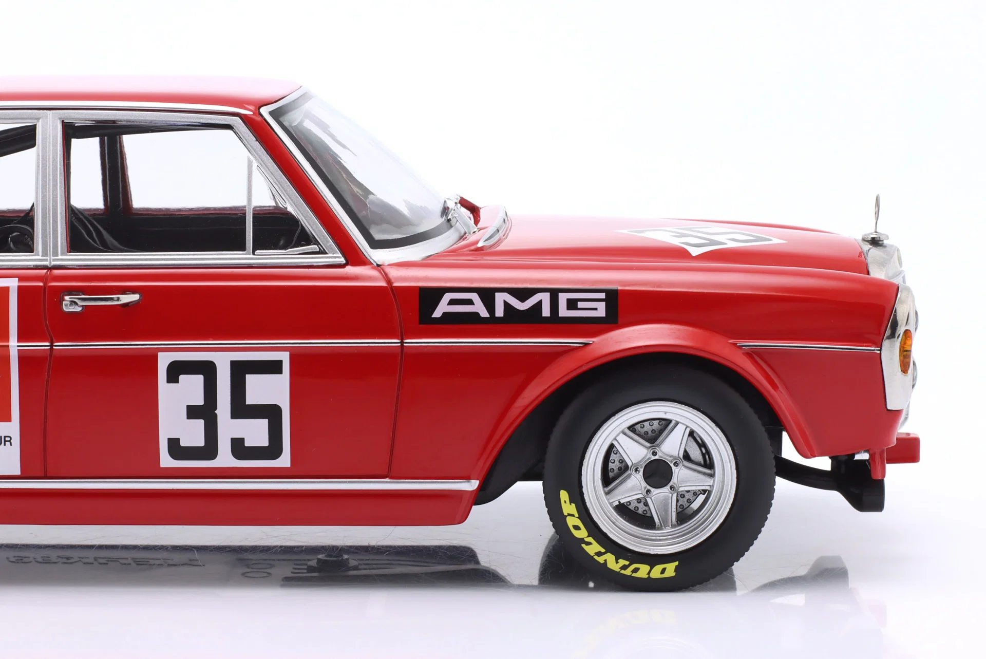 1:18 Werk83 Mercedes-Benz 300 SEL 6.8 35 HOCKENHEIM 1971 HELMUT KELLENERS - obrazek 4