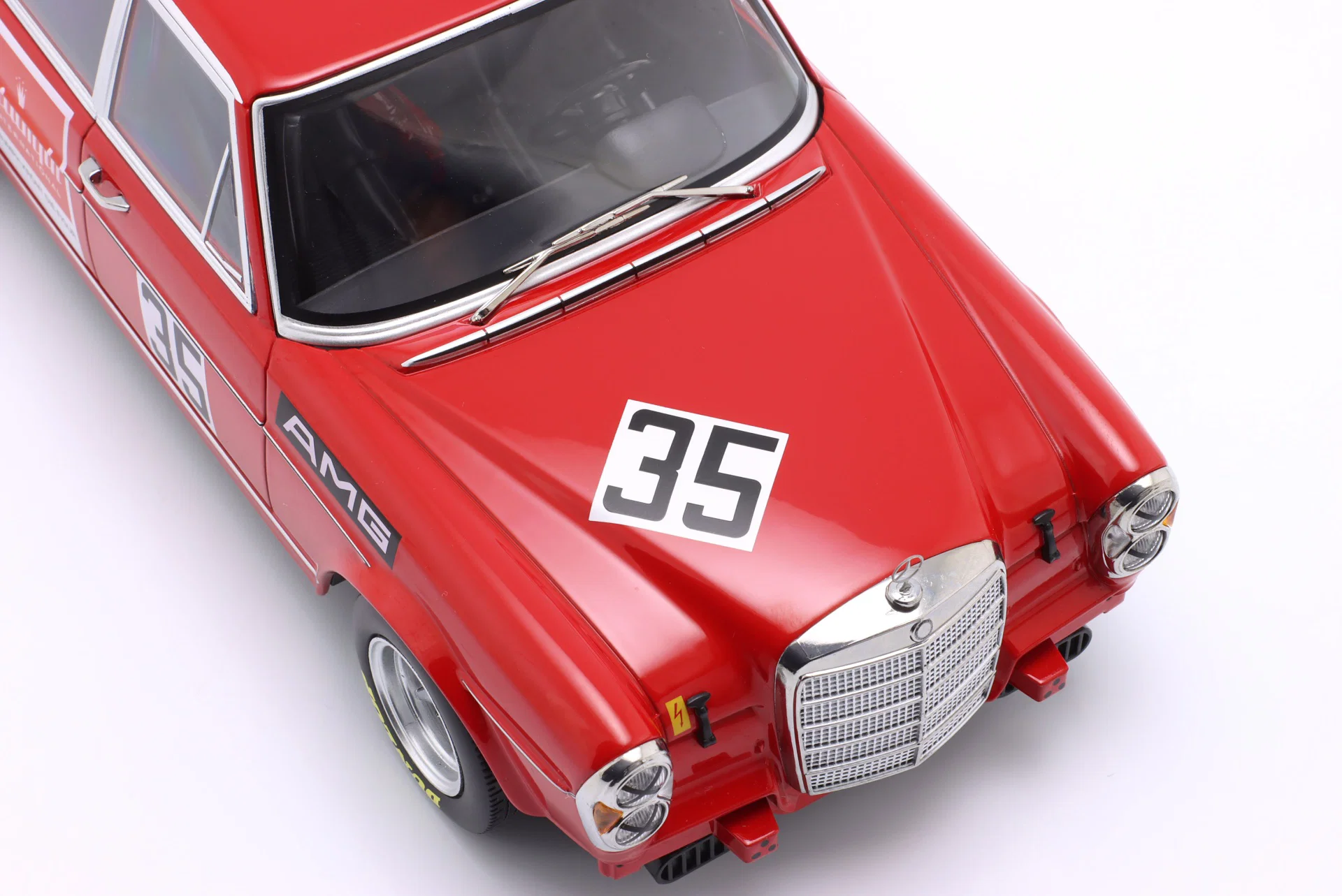 1:18 Werk83 Mercedes-Benz 300 SEL 6.8 35 HOCKENHEIM 1971 HELMUT KELLENERS - obrazek 5
