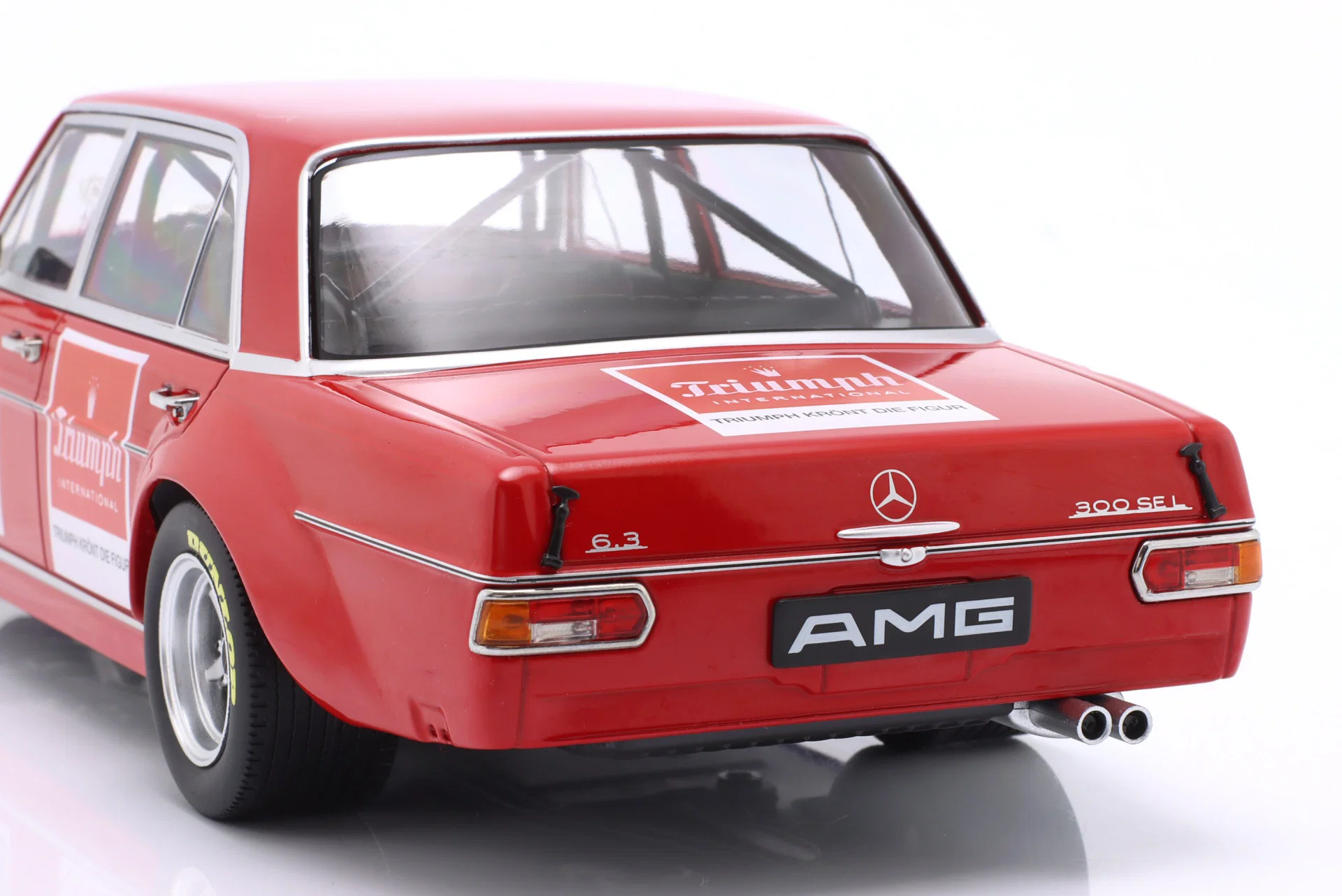 1:18 Werk83 Mercedes-Benz 300 SEL 6.8 35 HOCKENHEIM 1971 HELMUT KELLENERS - obrazek 6