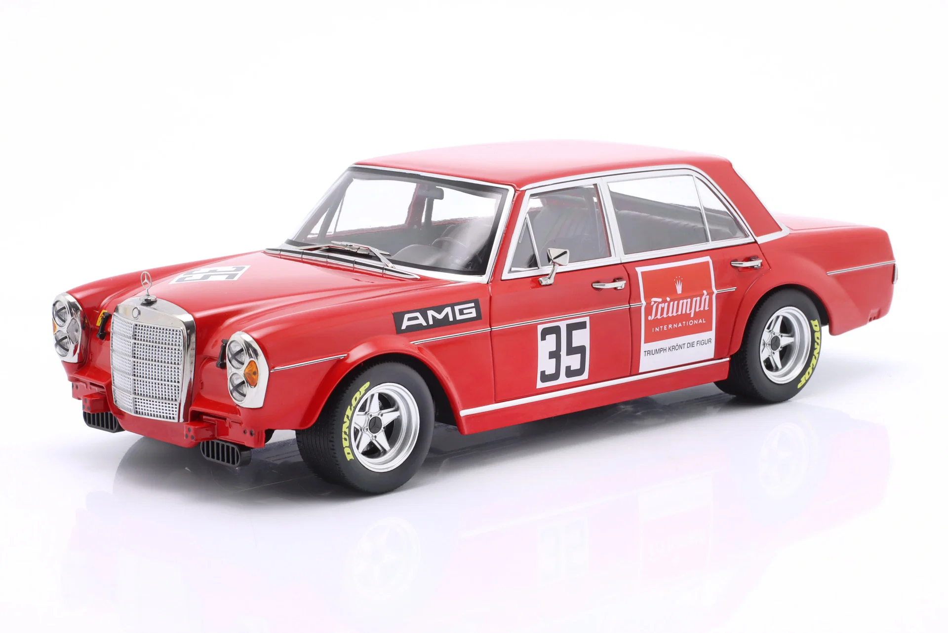 1:18 Werk83 Mercedes-Benz 300 SEL 6.8 35 HOCKENHEIM 1971 HELMUT KELLENERS